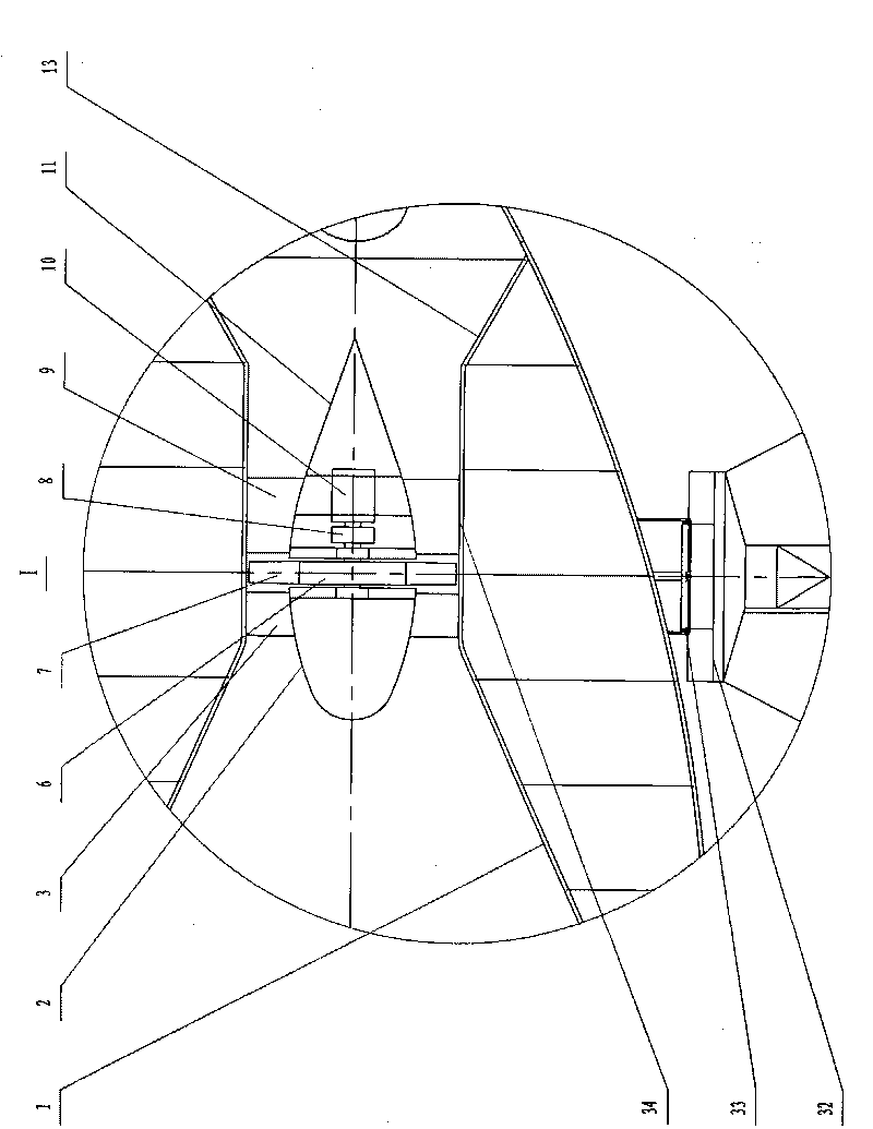 Self-elevating pylon diffuser wind power generating equipment