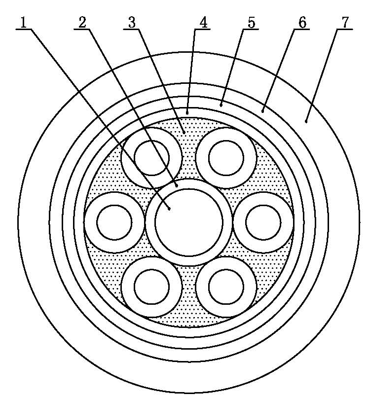 Cable for petroleum exploration and manufacturing method thereof