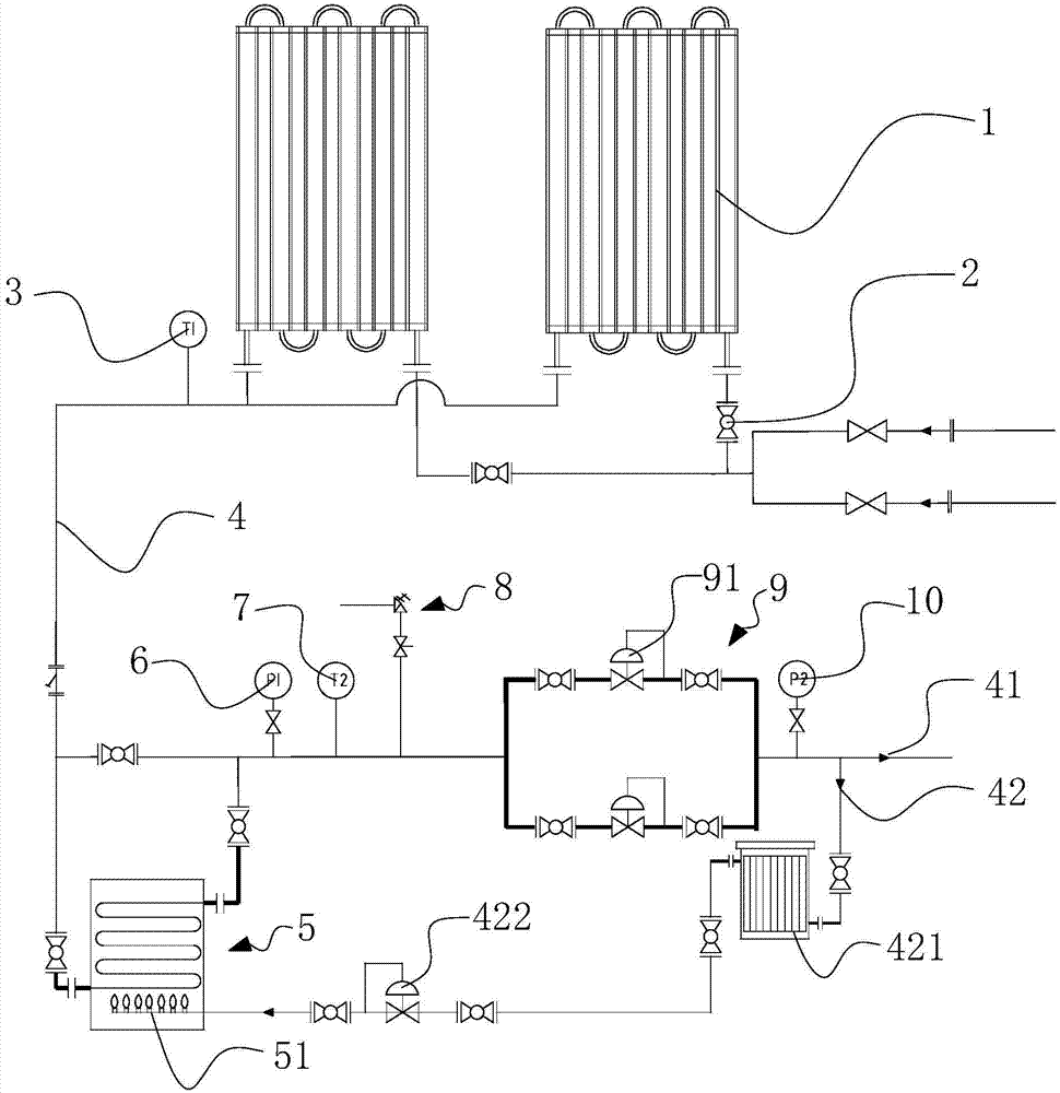 Emergent LNG supply device