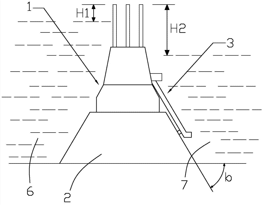 Water diversion pollutant flushing device for city watercourse and sewage treatment method thereof