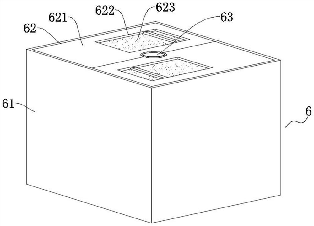 Buried garbage can facilitating garbage collection and garbage collection vehicle