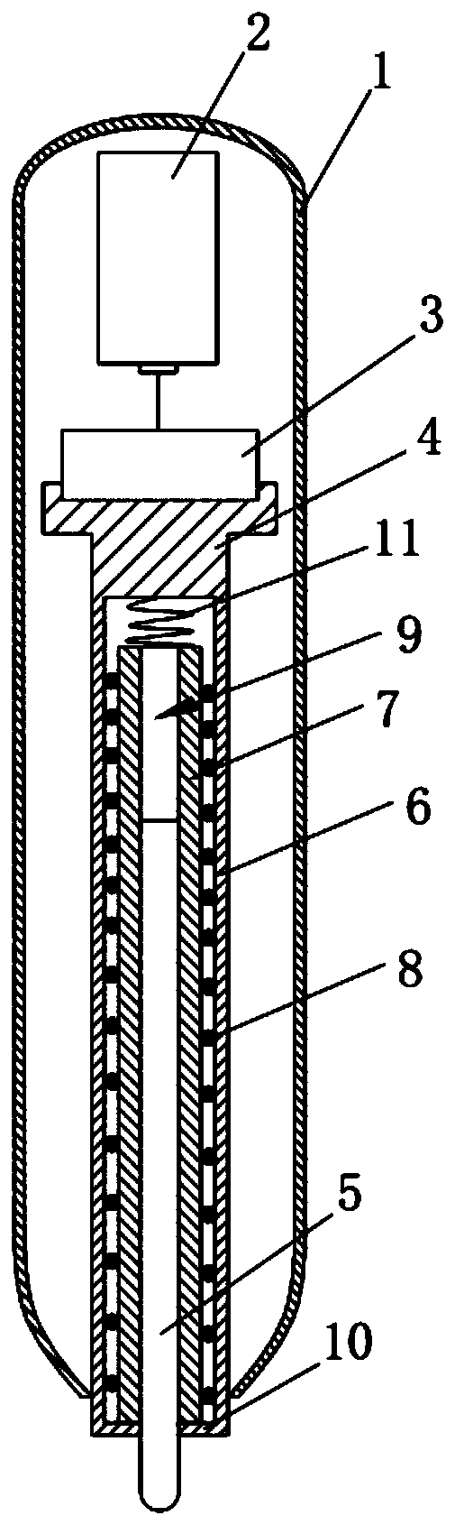 A control method of an electronic terminal with writing function