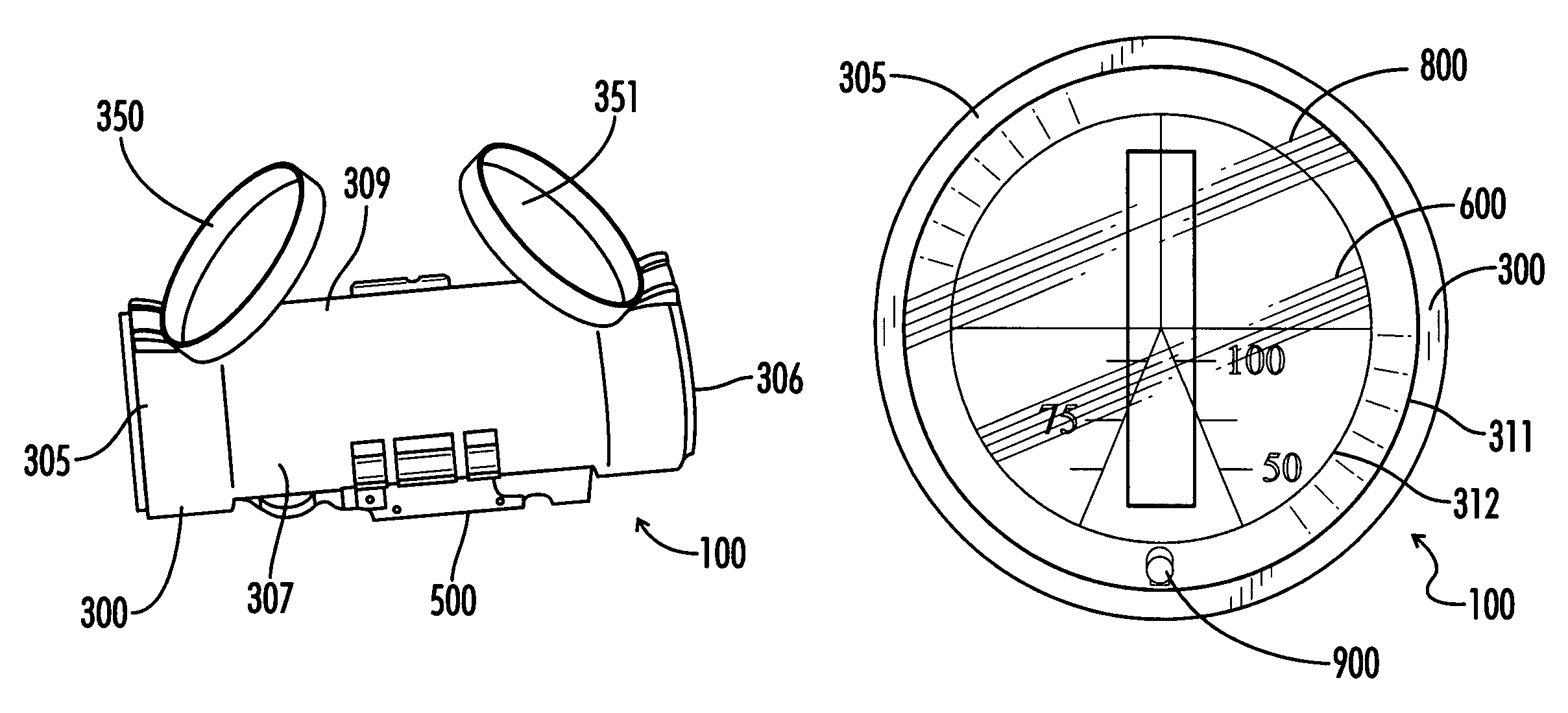 Paintball marker sight apparatus