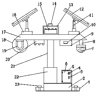 Electric power monitoring device with alarm function