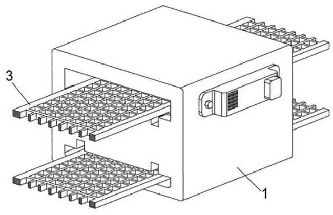 Low-temperature flexible roasted prawn production process