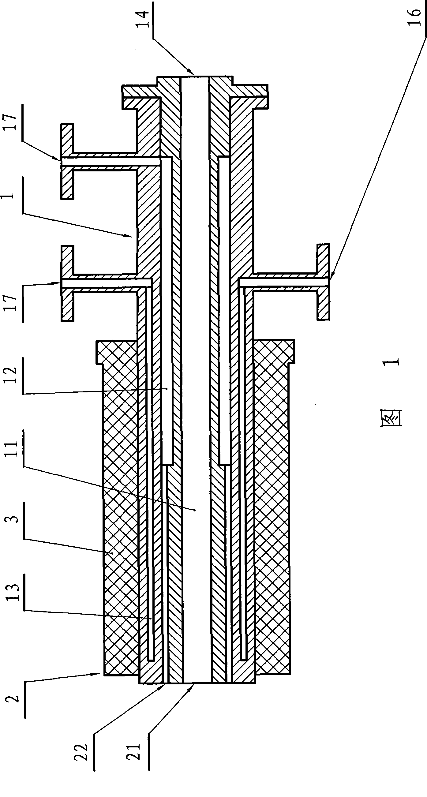 Spray gun of side-blown converter for smelting non-ferrous metal