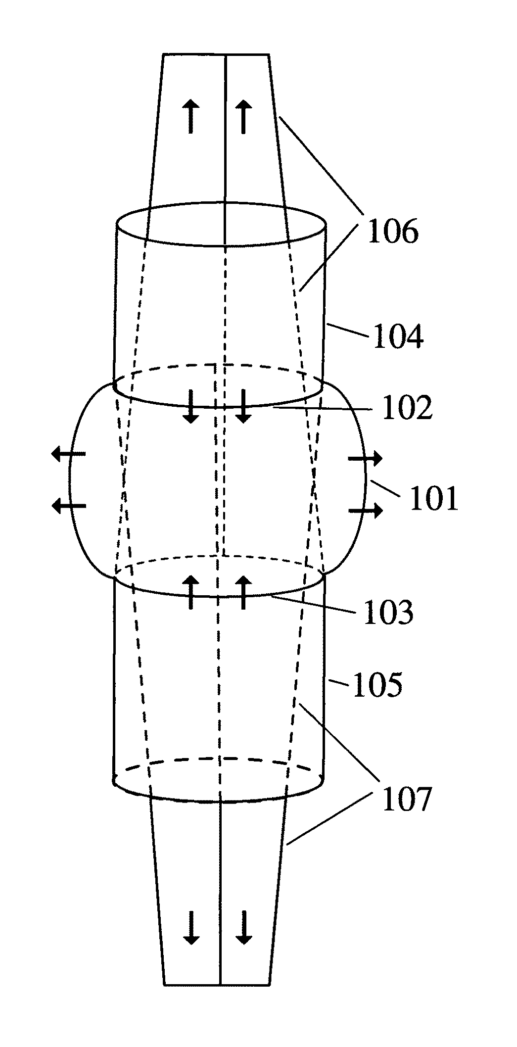 Dental floss or tape whose cross-sectional size can be adjusted after insertion