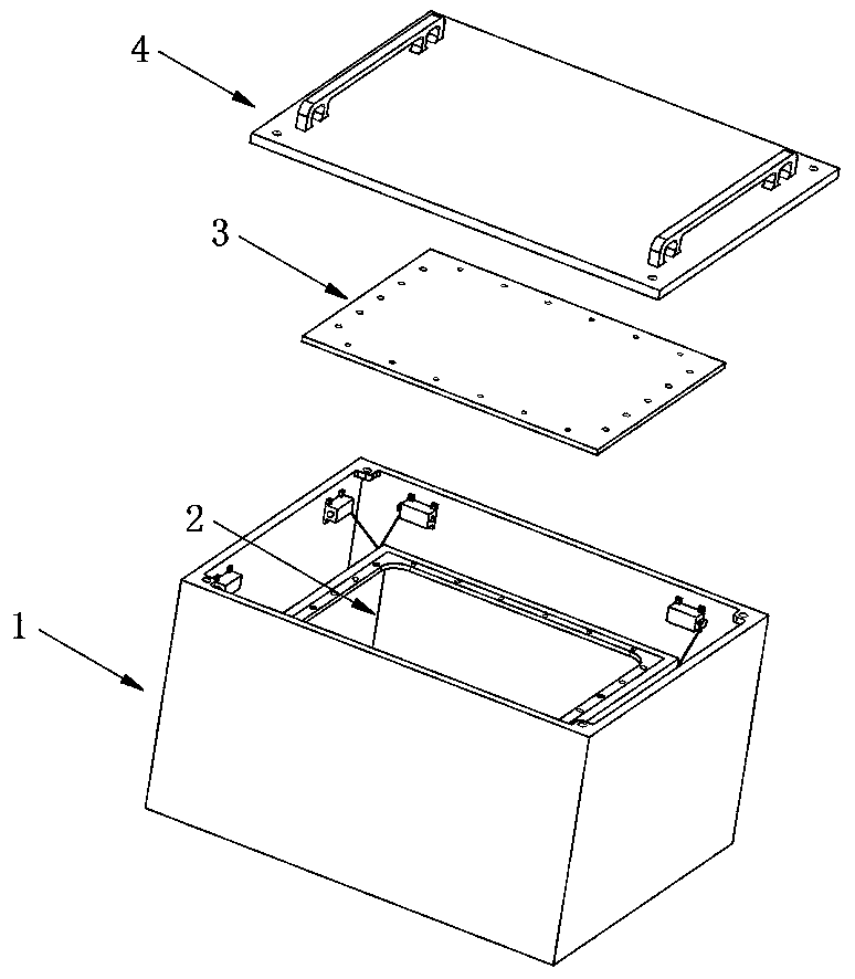 Electronic product transport box with high protection performance