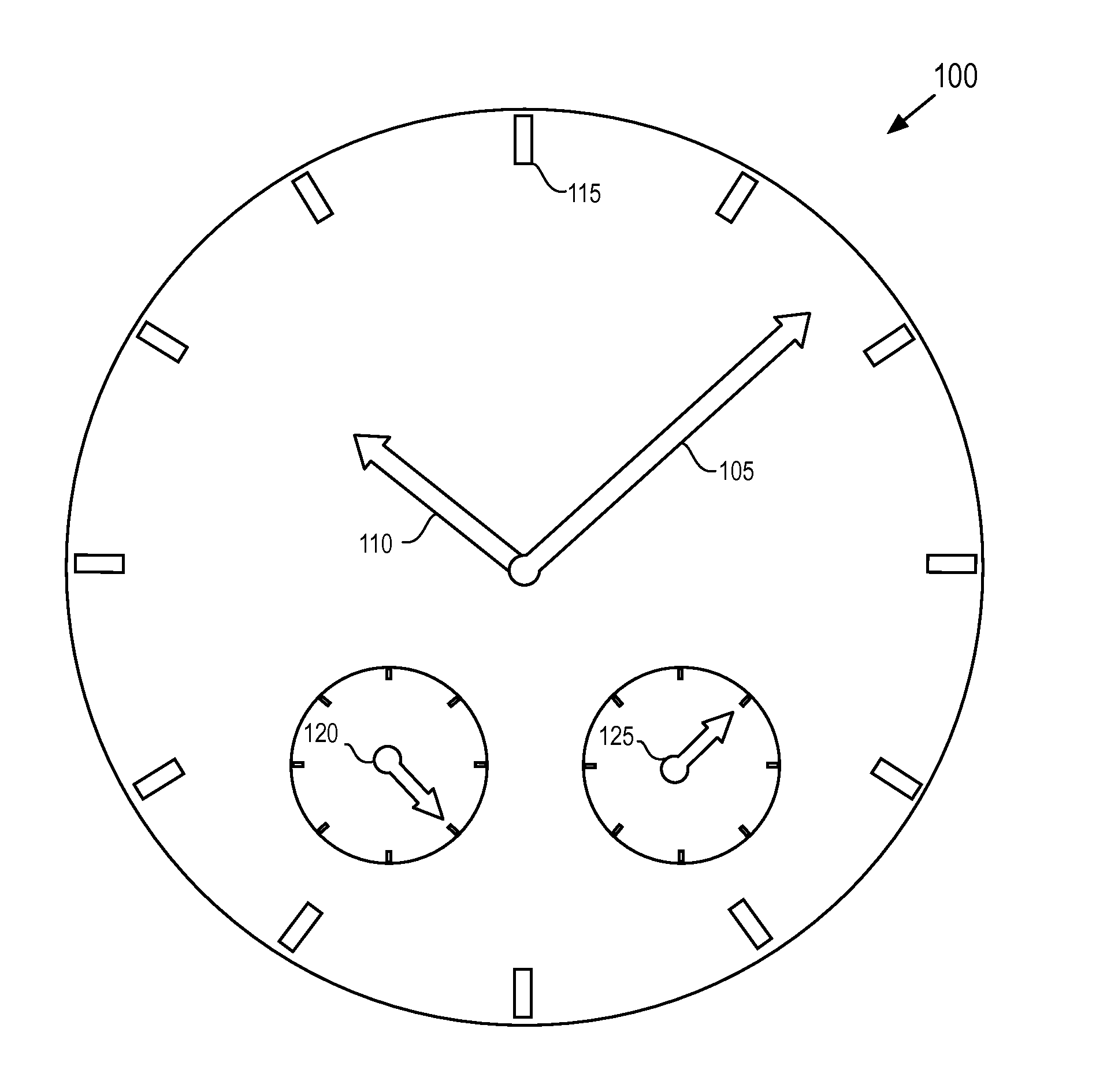 Self-winding mechanical watch with activity tracking