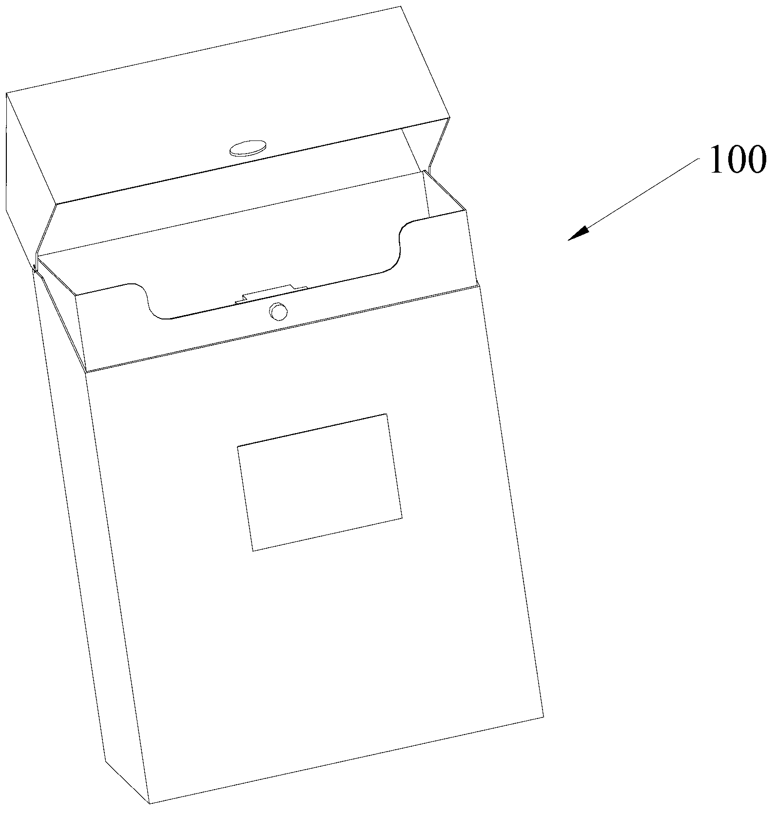 Intelligent cigarette case with smoking control function and smoking control method based on same