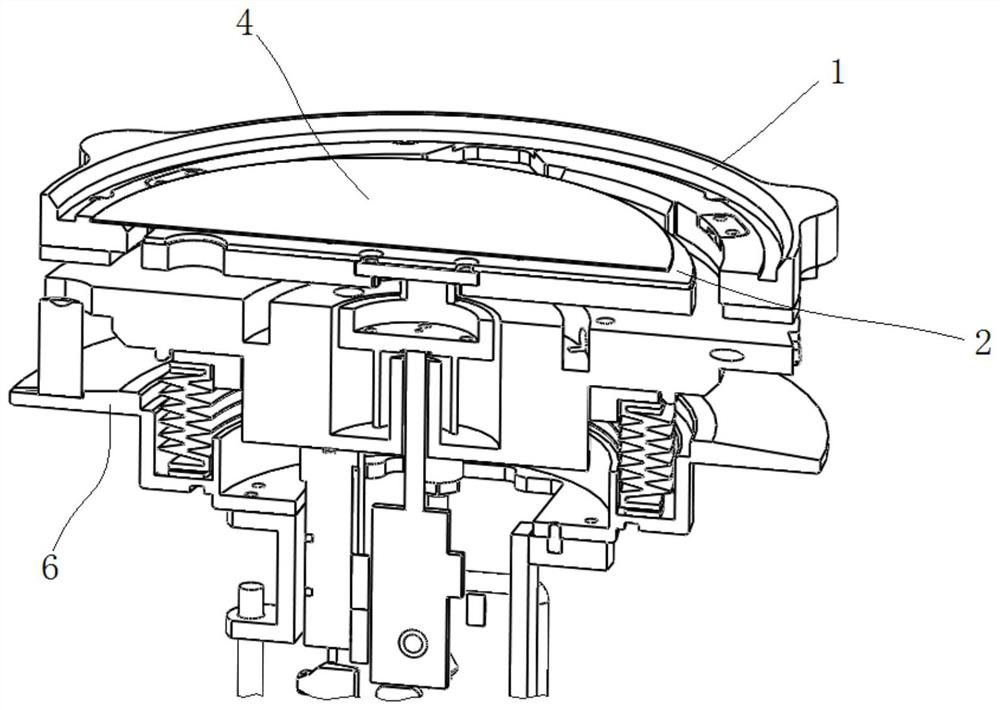 Wafer slide holder and wafer transmission device