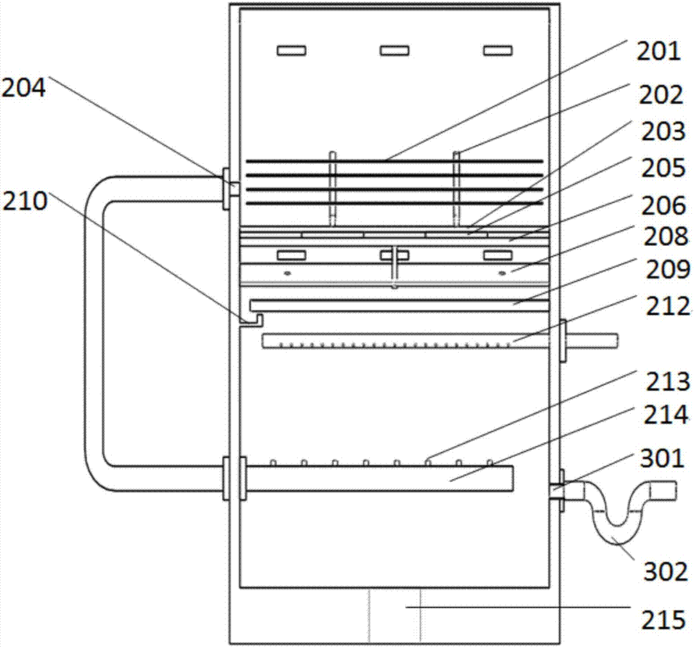 Humidifying and condensation type sea water desalinating device