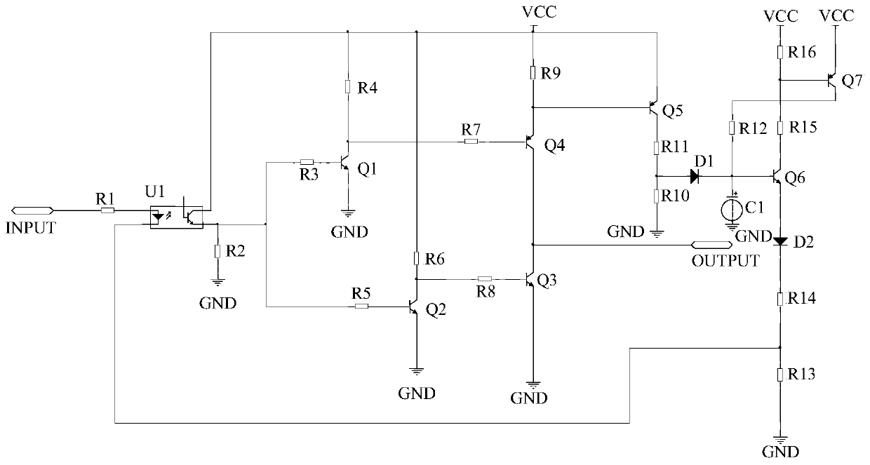 Overcurrent self-protection safety output circuit and its application method, laser radar