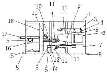 Automatic tying machine of overhand knot and application method thereof