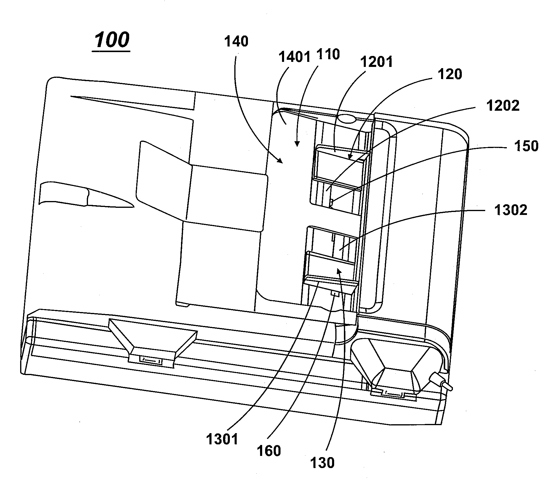 Automatic document feeder having document size detecting device