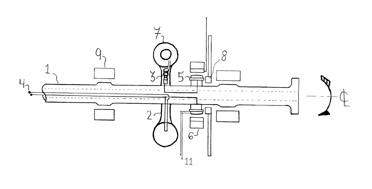 Rotating, self-excited, asymmetric radio frequency resonant cavity turbine for energy storage and power production