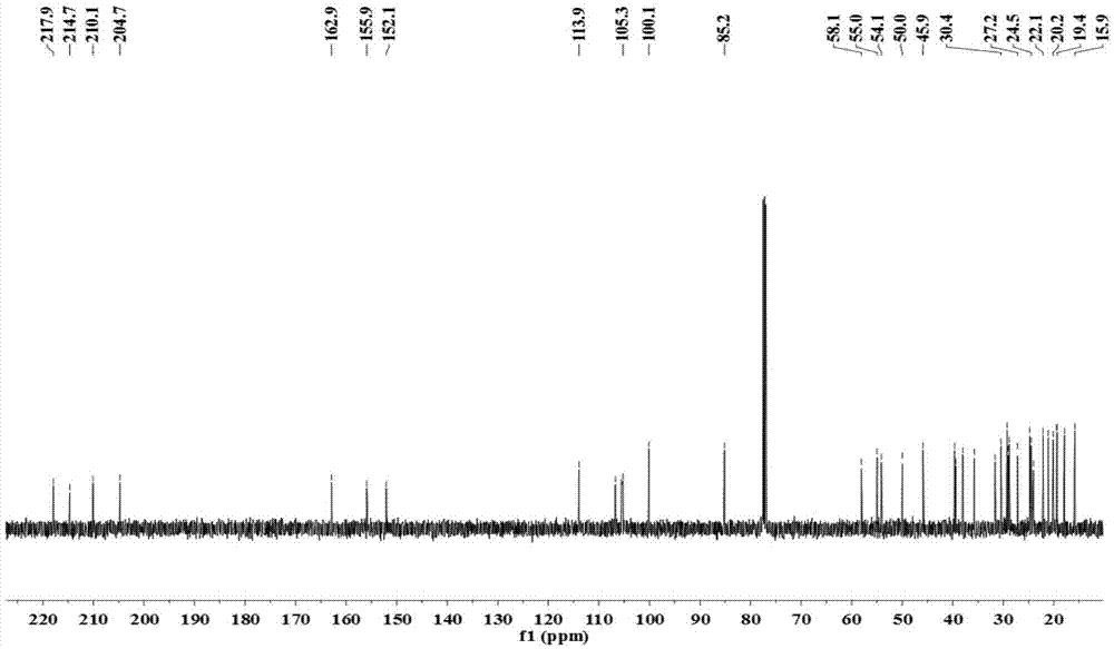 New phloroglucinol compound and applications of new phloroglucinol compound in preparation of antibacterial drugs