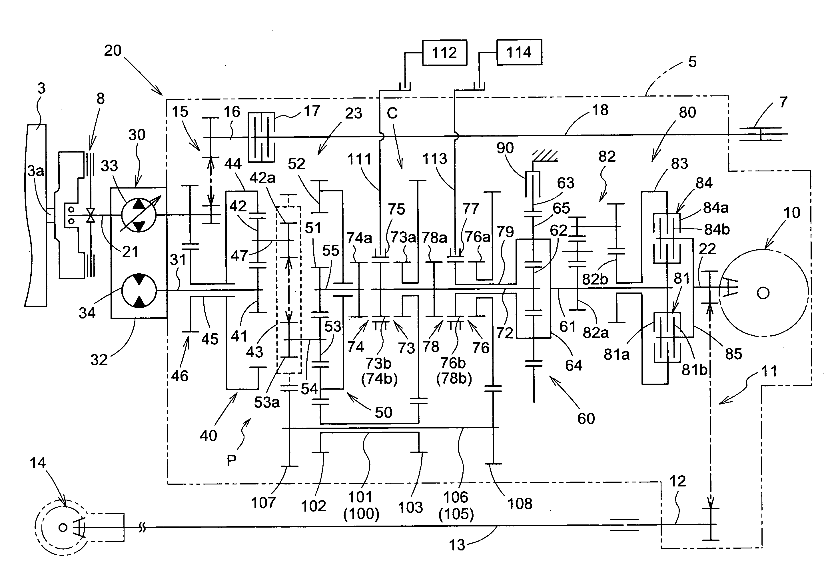 Speed-Change Transmission Apparatus