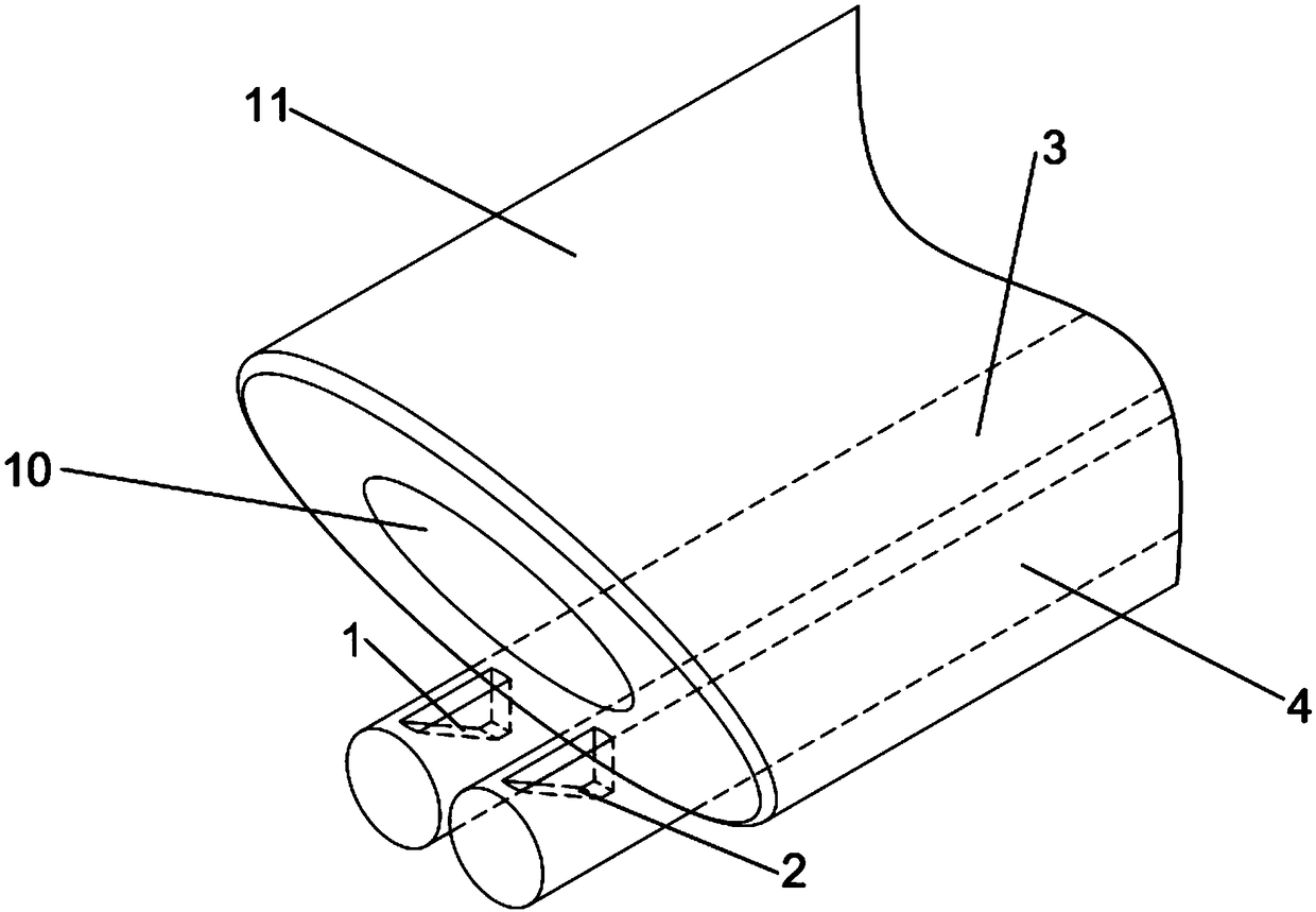 Endoscope lens flushing and drying device