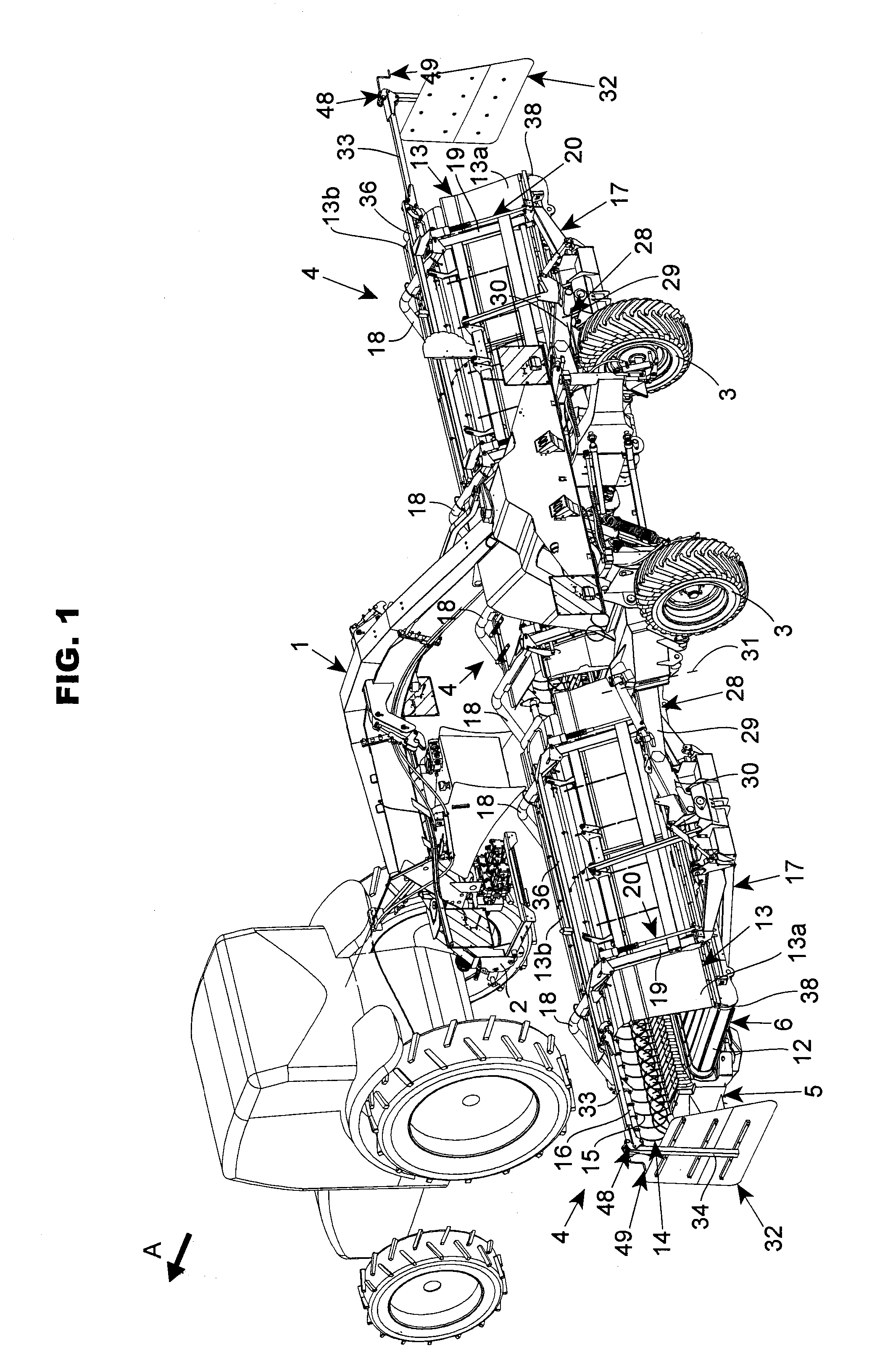 Haymaking machine comprising an improved deflector