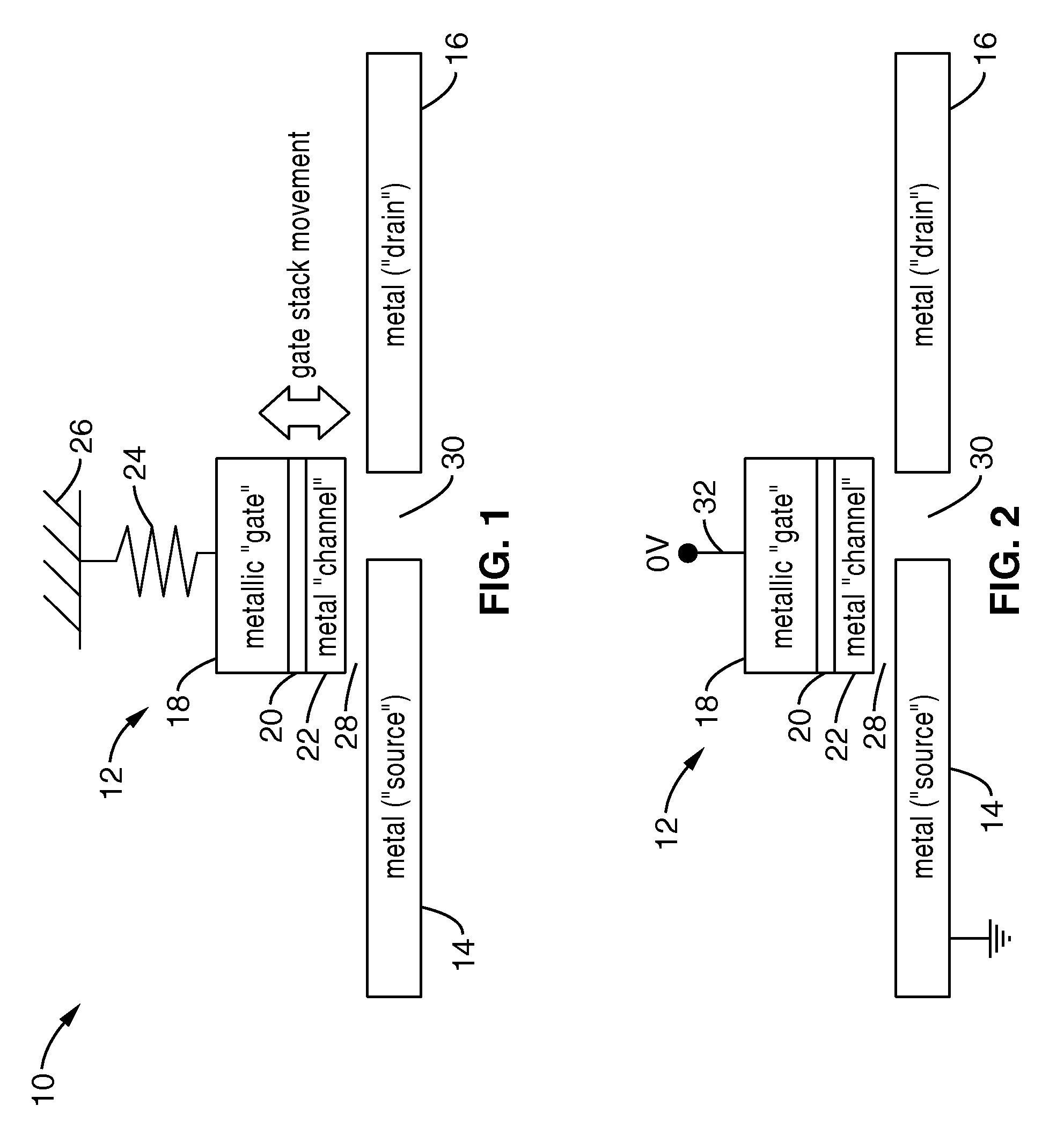 Metal-insulator-metal (MIM) switching devices