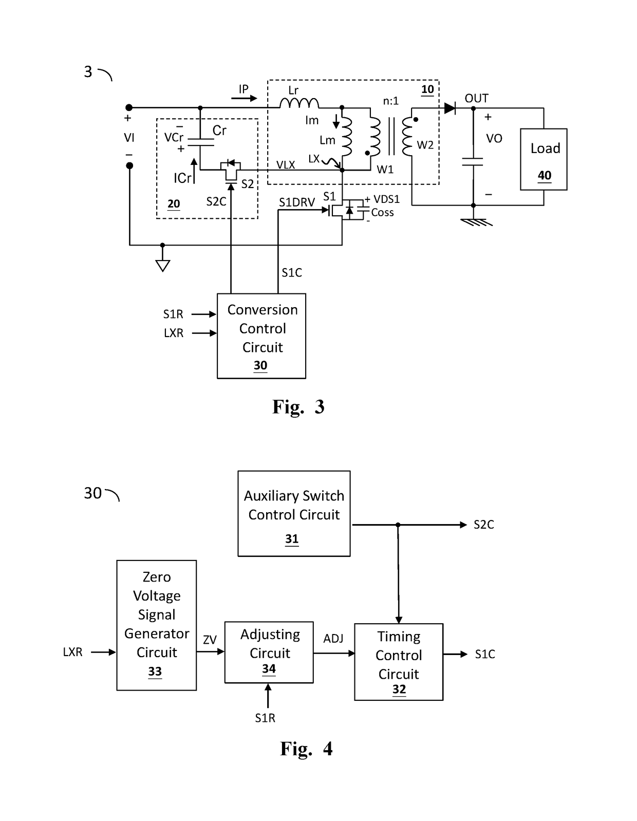 Flyback power converter circuit with active clamping and zero voltage switching and conversion control circuit thereof