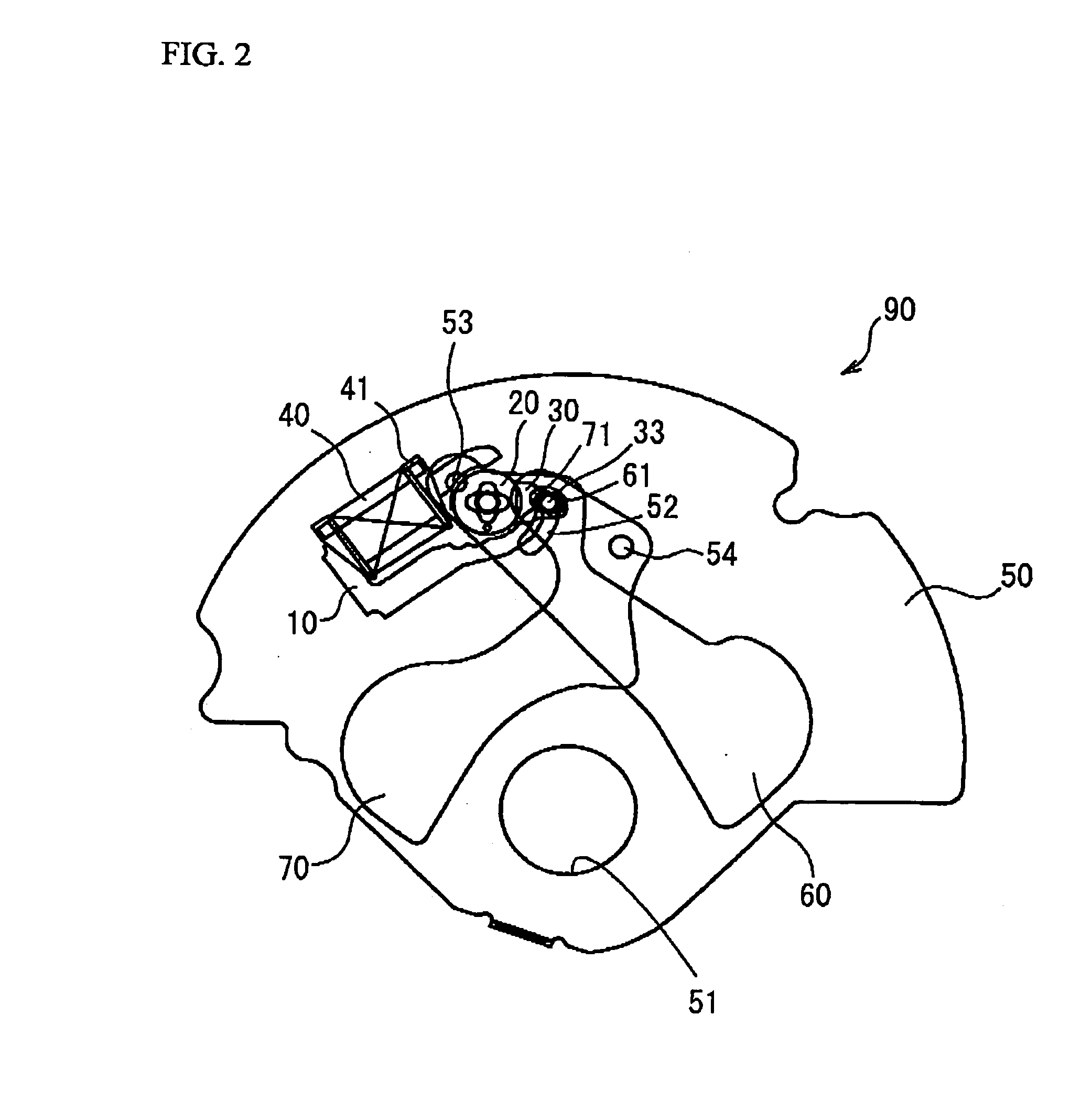 Actuator, shutter driving device for camera and method of manufacturing actuator