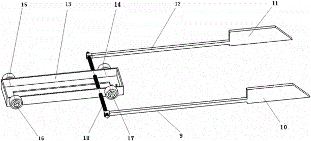 Pneumatic linked book bagging device