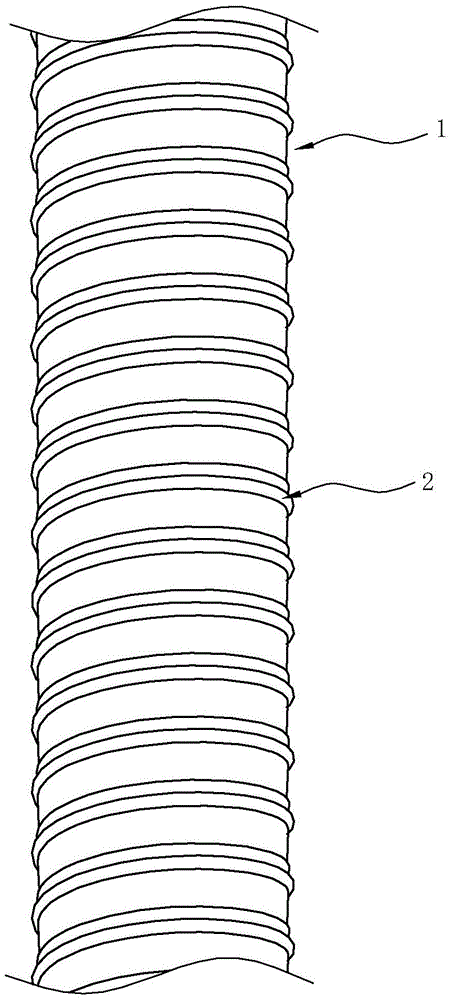 Winding pipe