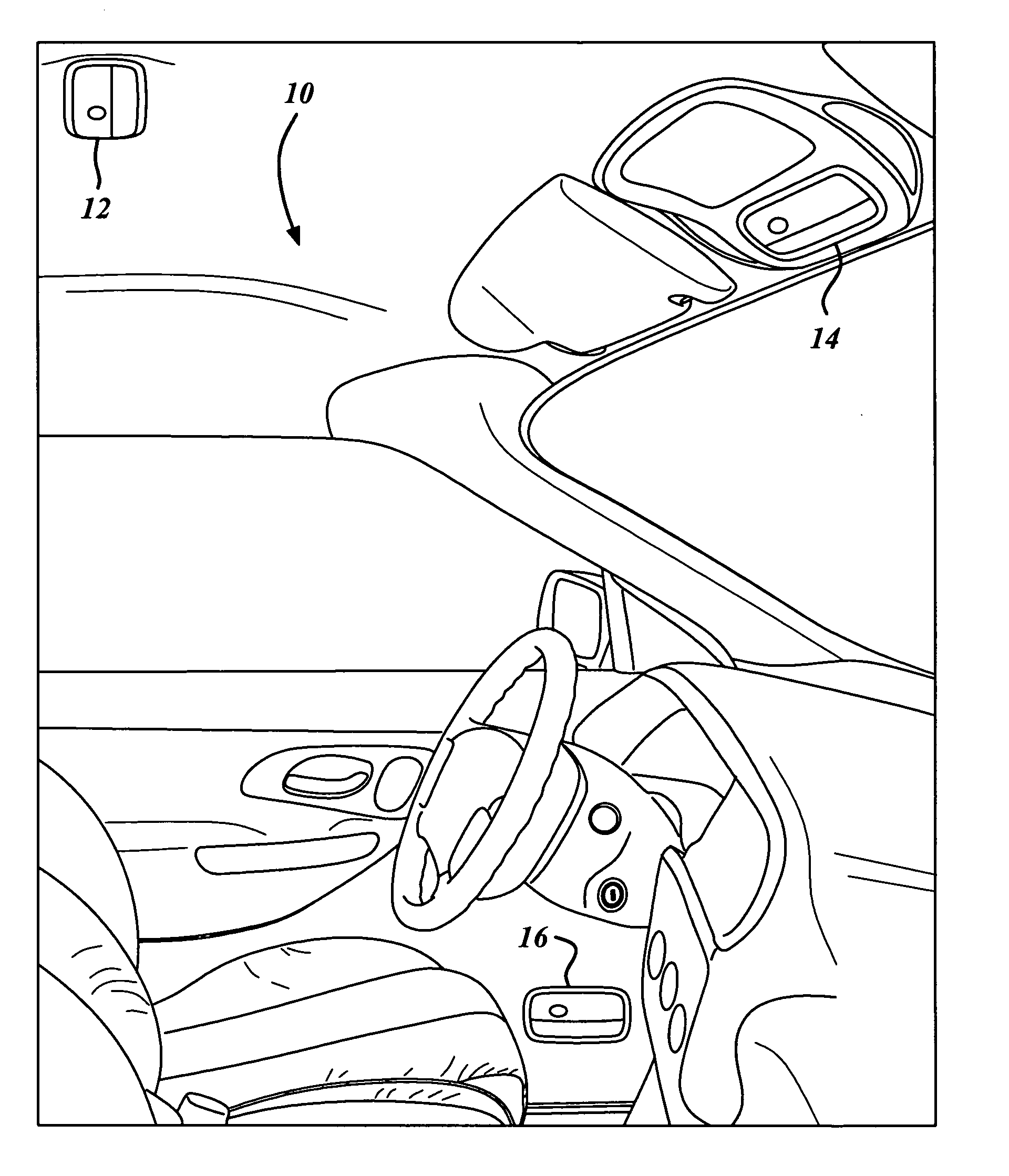 Vehicle interior light assembly with removable flashlight