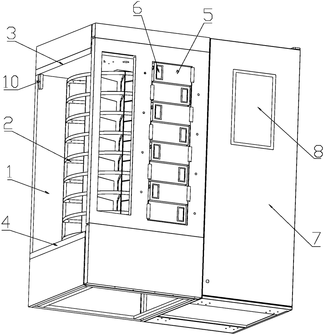 Novel boxed meal machine