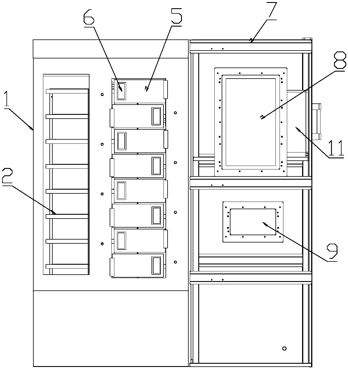 Novel boxed meal machine