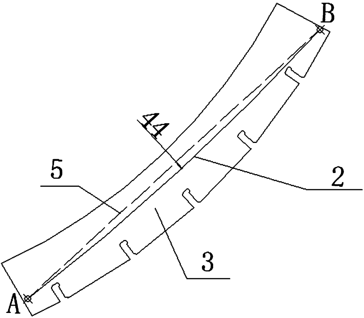 Line type verifying method and line type correction method of steel structure