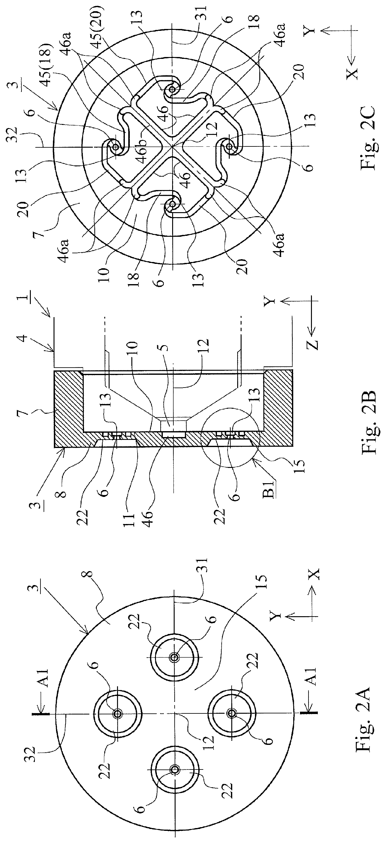 Nozzle plate for fuel injection device