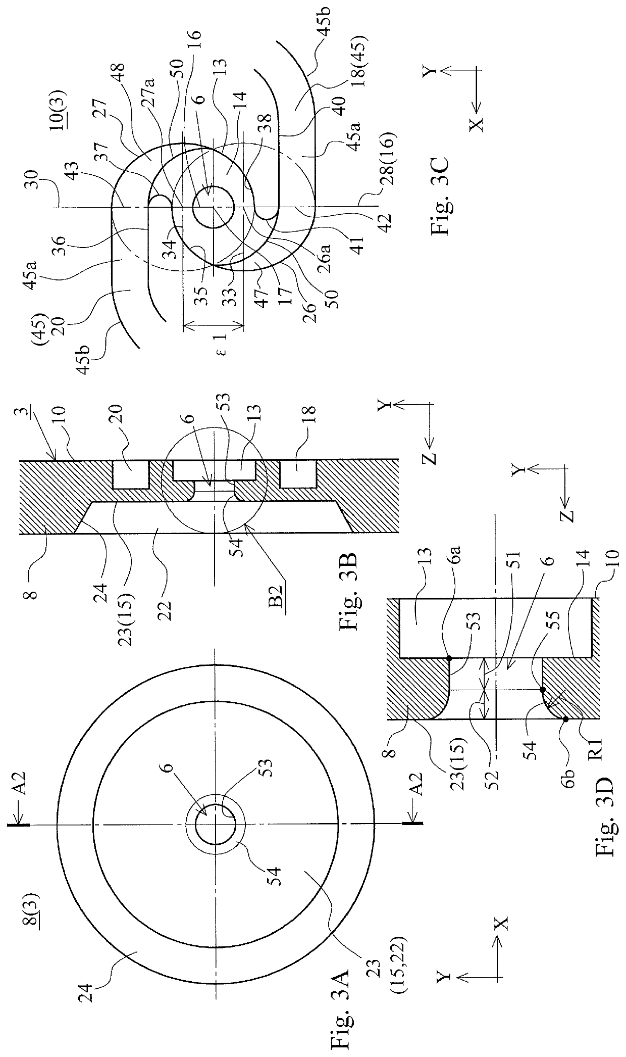 Nozzle plate for fuel injection device