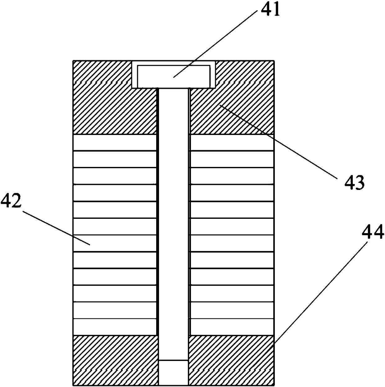 Sine force online calibration device based on piezoelectric ceramics