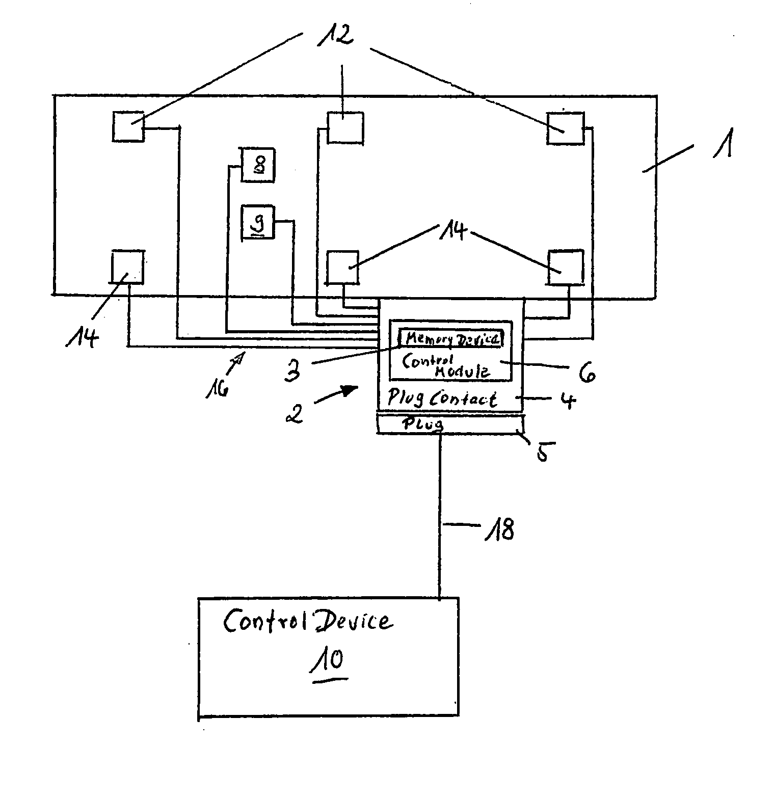 Identification of a modular machine component