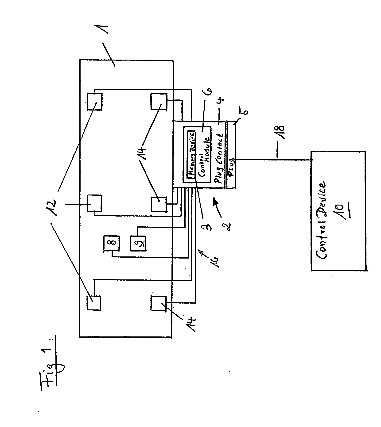 Identification of a modular machine component