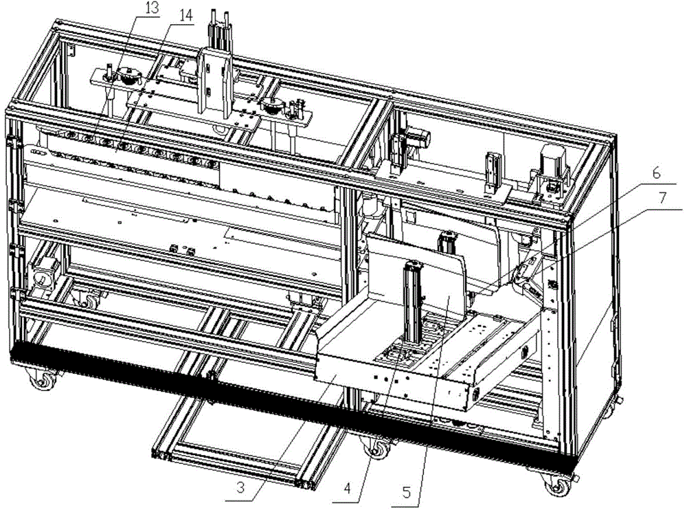 Inserting and clamping type carton full-automatic folding machine