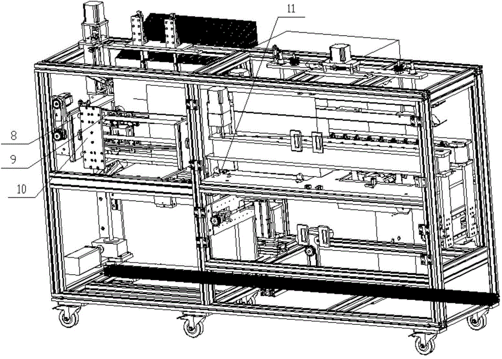 Inserting and clamping type carton full-automatic folding machine