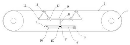 Conveyor belt monitoring device based on image and photoelectric information fusion