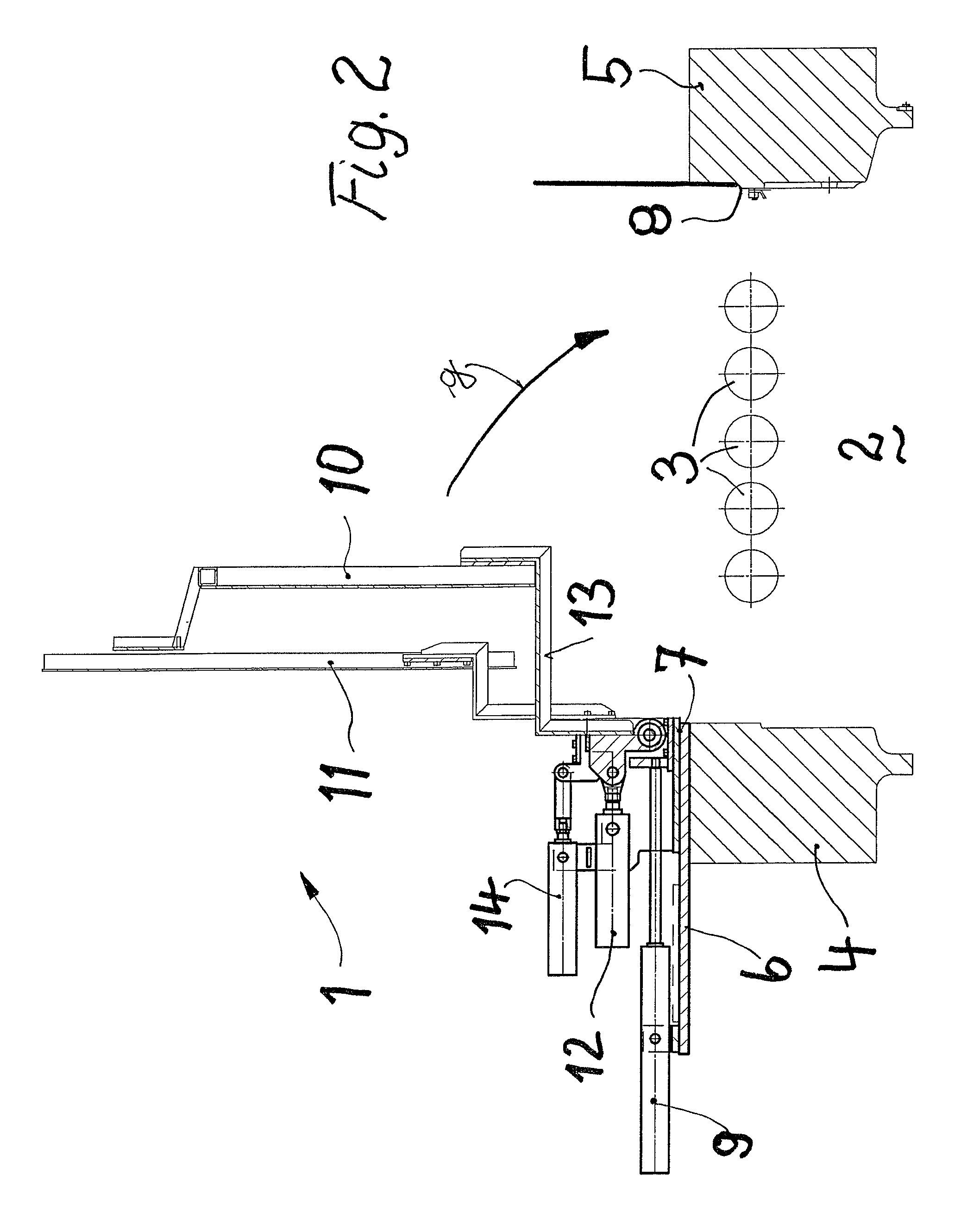 Workpiece deforming press including a safety device