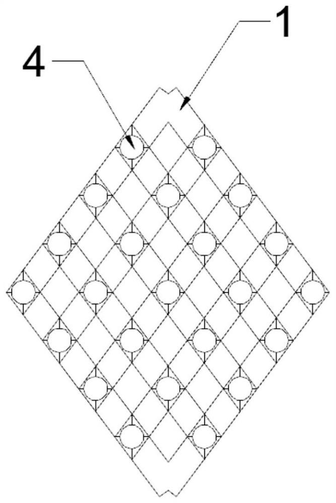 Geotechnical engineering slope reinforcing device and method