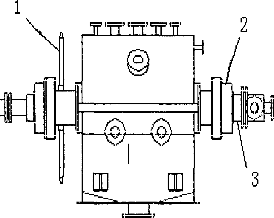 Separative purifying method for terephthalic acid