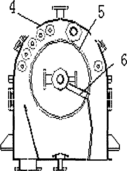 Separative purifying method for terephthalic acid