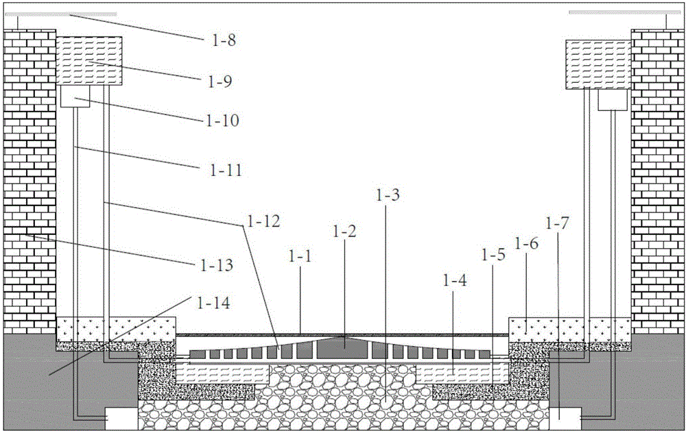 System for preventing water from being accumulated on road surface and recovering and recycling urban rainfall and flood resources