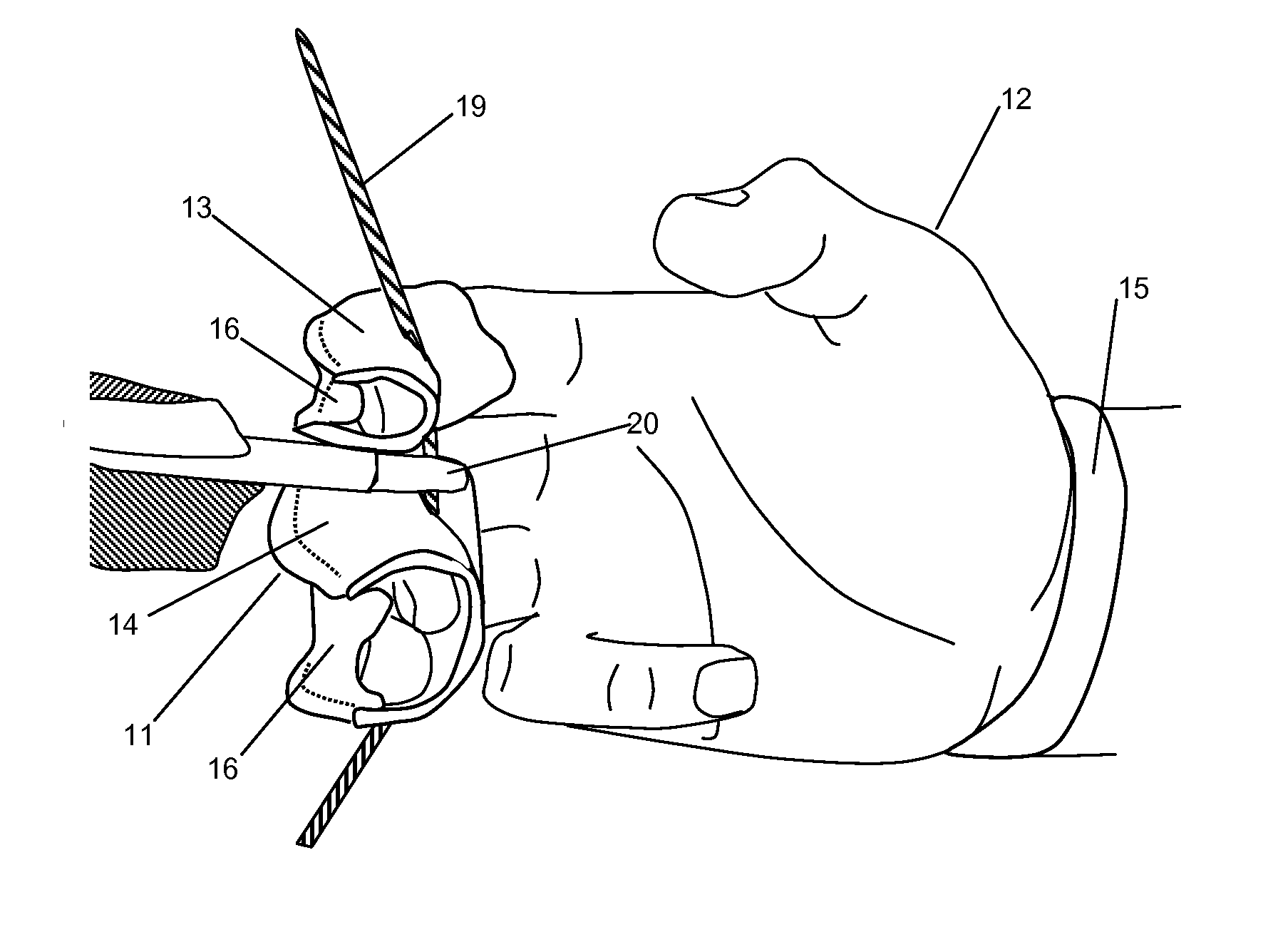 Archer's finger protection device