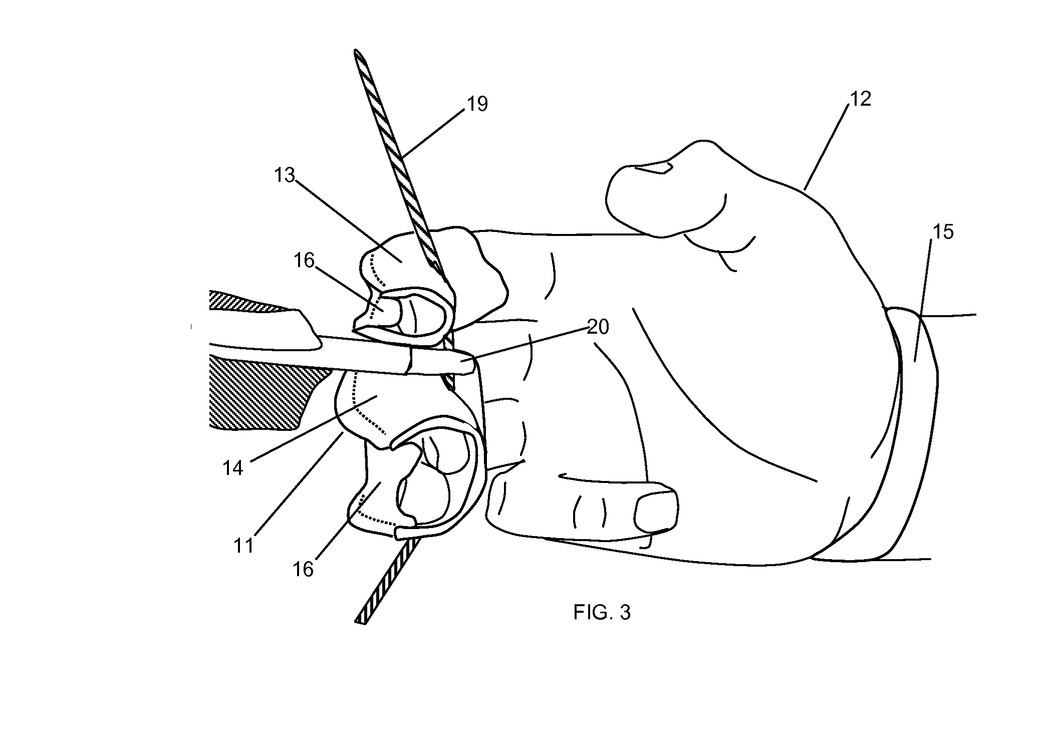 Archer's finger protection device