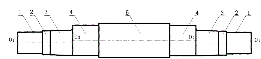 A cylindrical self-balancing eccentric shaft for jaw crusher