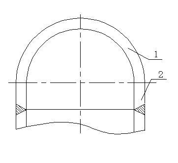 Reusable welded hydraulic cover of boiler and pressure vessel and manufacturing method of reusable welded hydraulic cover